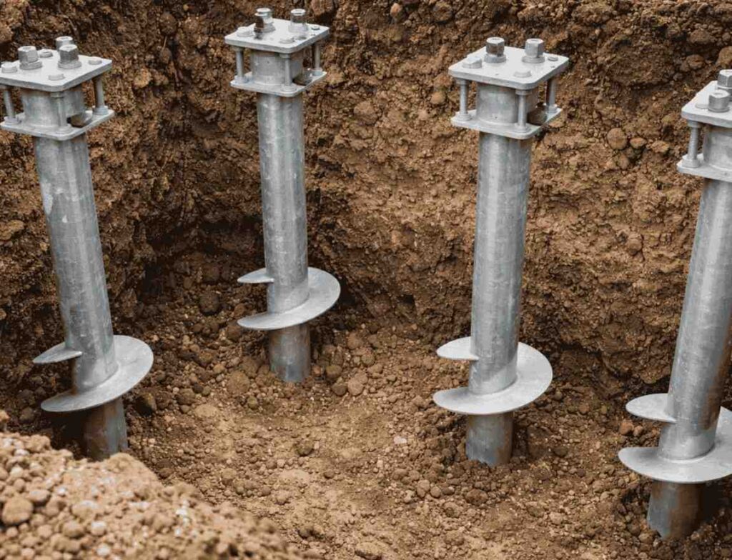 helical pier installation in twin cities