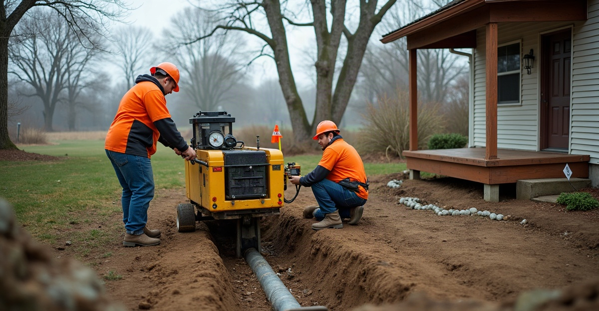 residential helical pier installation